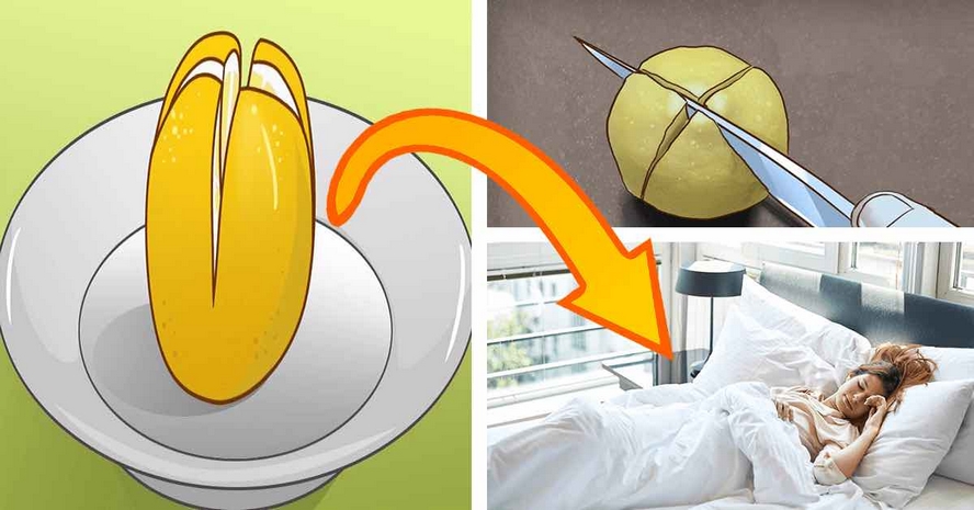 Il faudrait couper un citron en 4 et le placer dans votre chambre à coucher