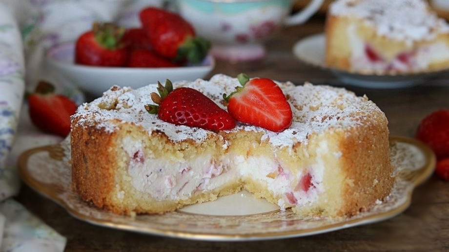 Tarte crumble ricotta et fraises