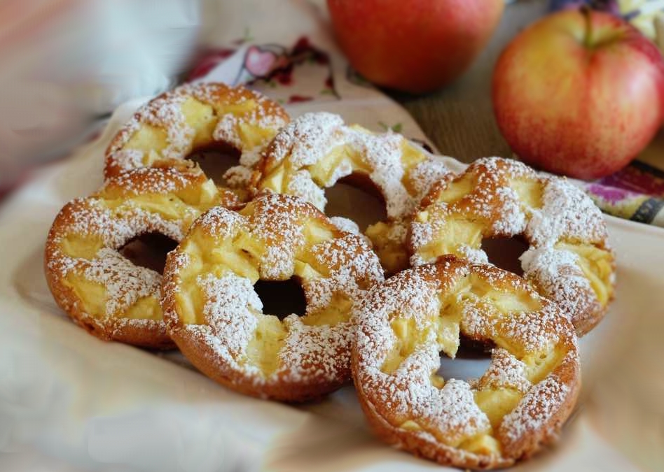 Beignets aux pommes sans beurre en 5 minutes