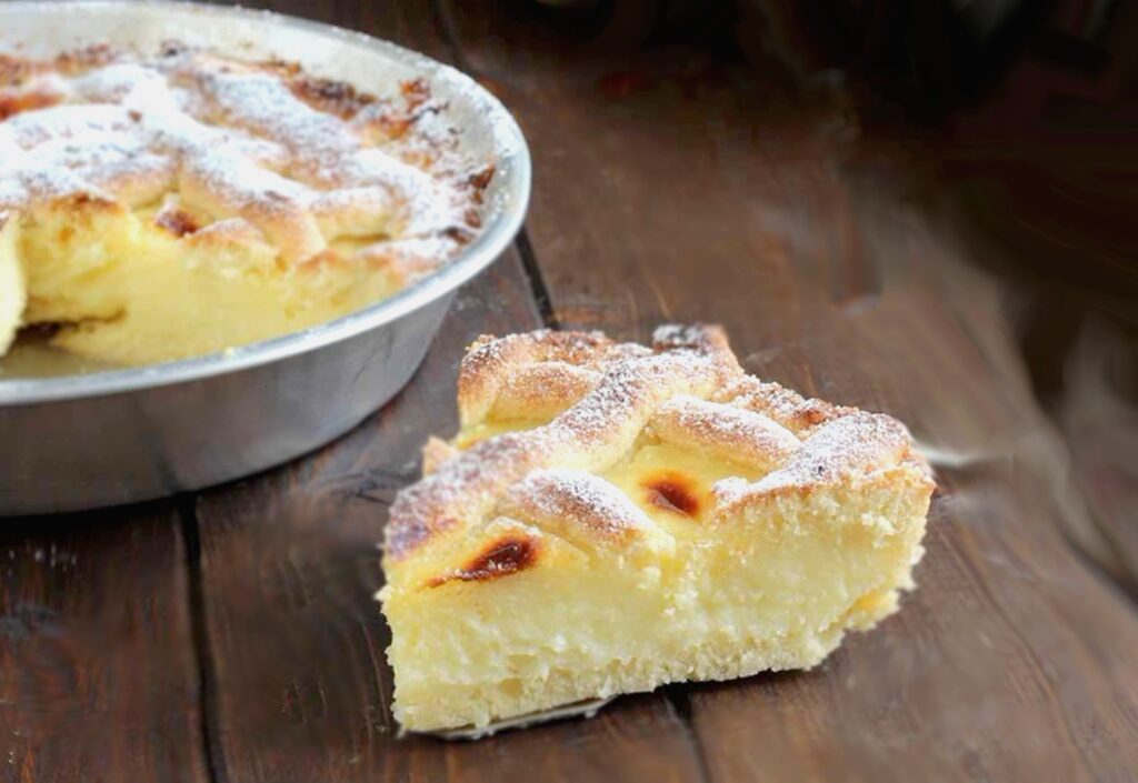 Tarte à la crème de grand-mère délicieuse et parfumée