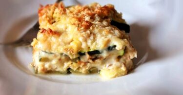 Courgettes au fromage.