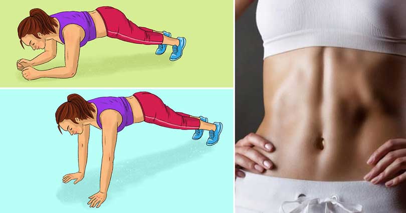 3 types de planches pour réduire la taille, tonifier le ventre, les jambes et les fesses