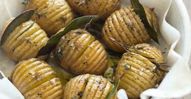 Pommes de terre rôties à la suédoise : Hasselback potatoes